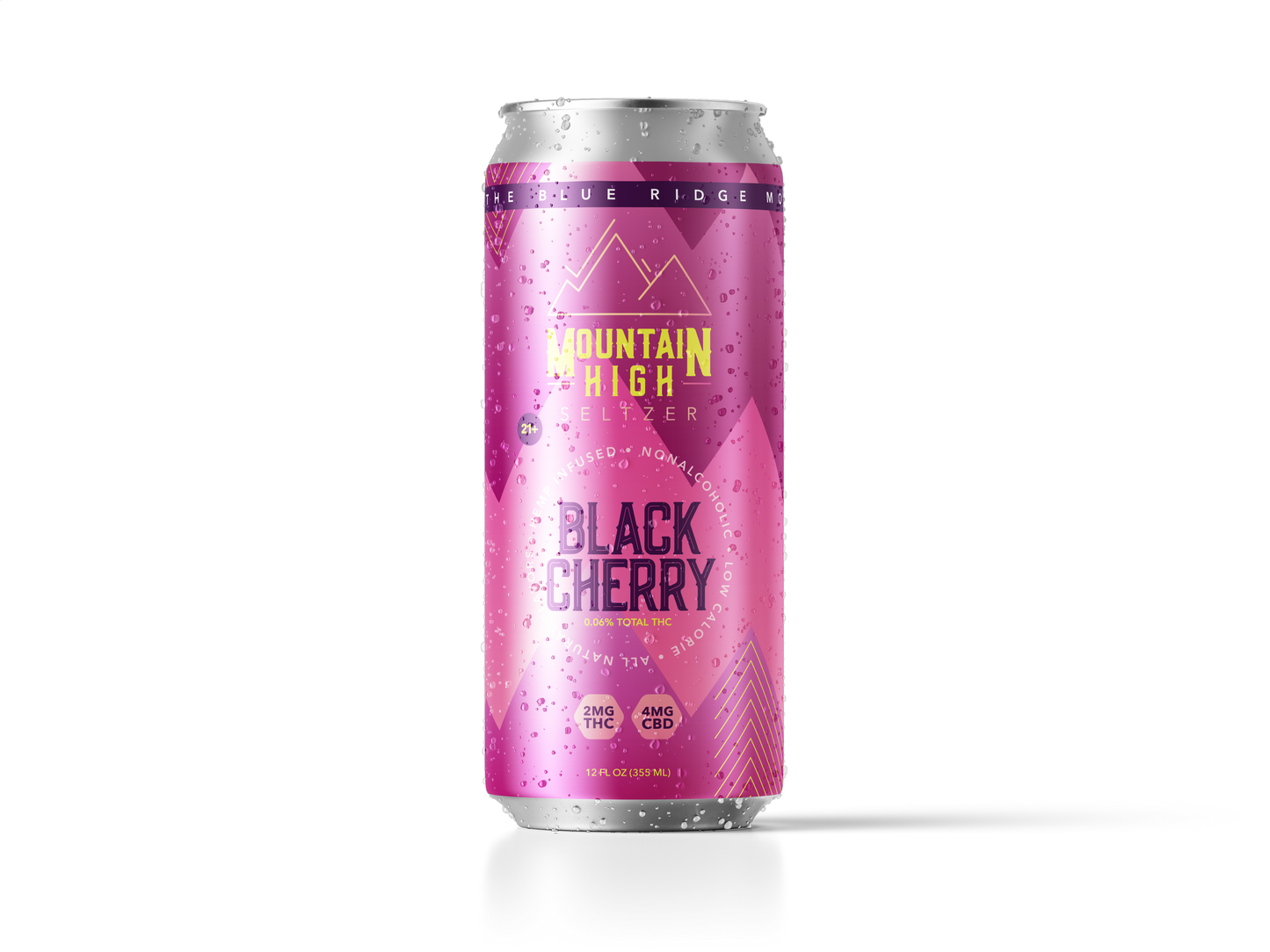 Mountain High Seltzer: 2mg THC + 4mg CBD