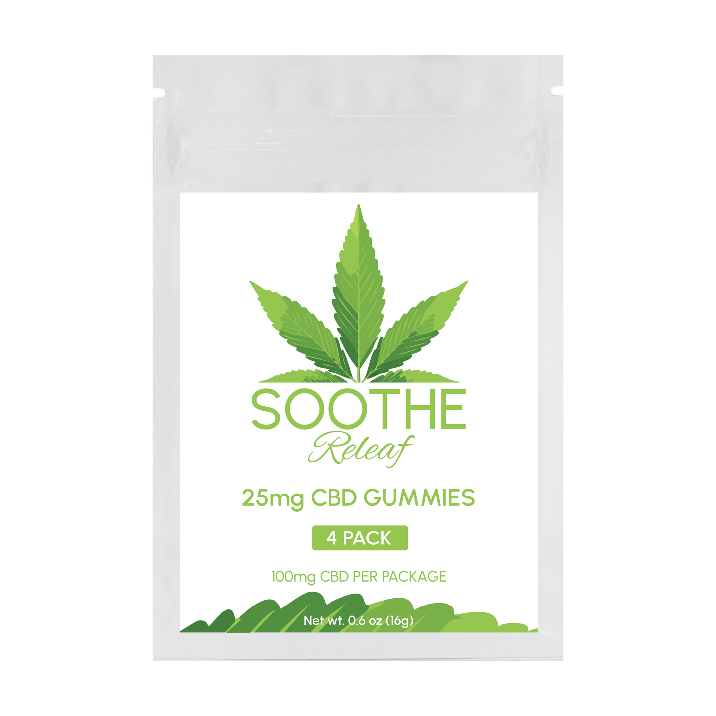 25mg CBD Gummies - 4 Pack