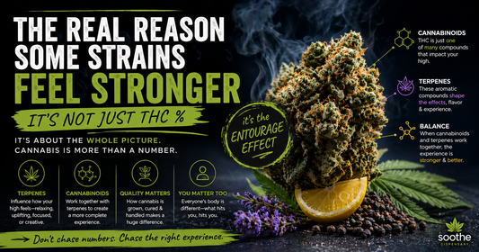 The Real Reason Some Strains Feel Stronger (It’s Not Just THC %)