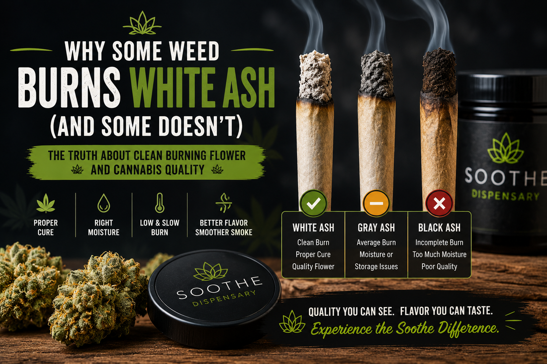 Why Some Weed Burns White Ash (And Some Doesn't)