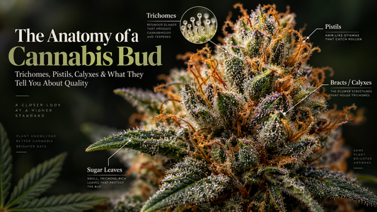 The Anatomy of a Cannabis Bud: Trichomes, Pistils, Calyxes & What They Tell You About Quality