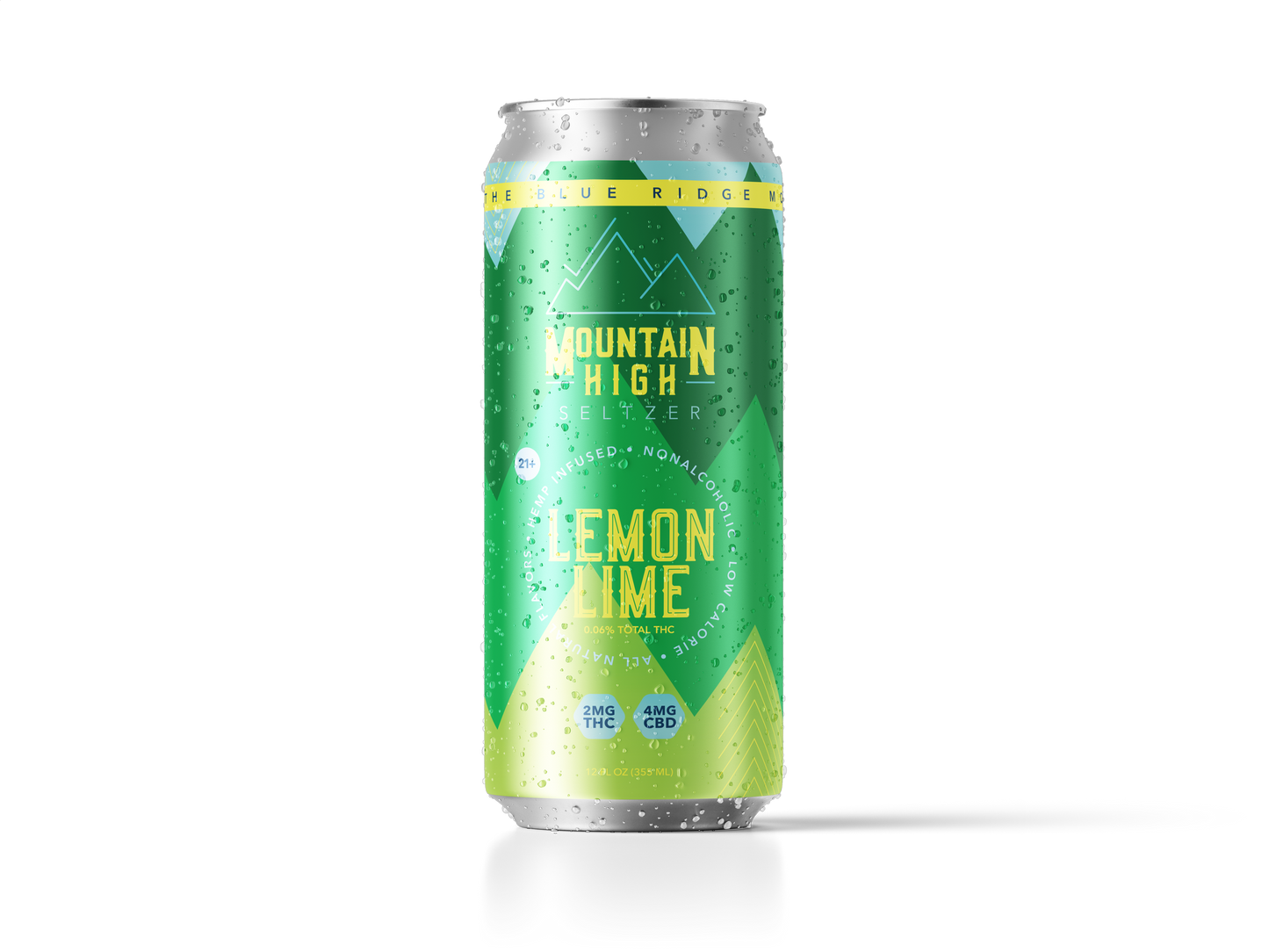 Mountain High Seltzer: 2mg THC + 4mg CBD
