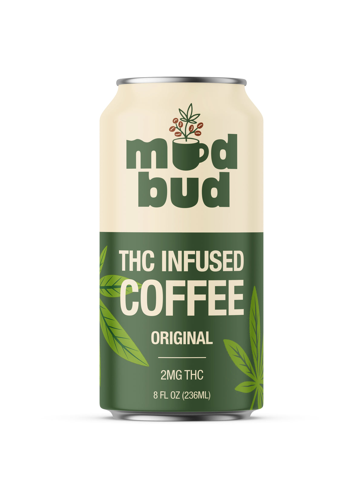 2mg THC Mud Bud™ Cold Brew Coffee