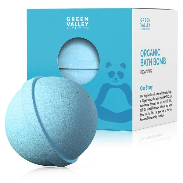 CBD Organic Bath Bombs: Eucalyptus