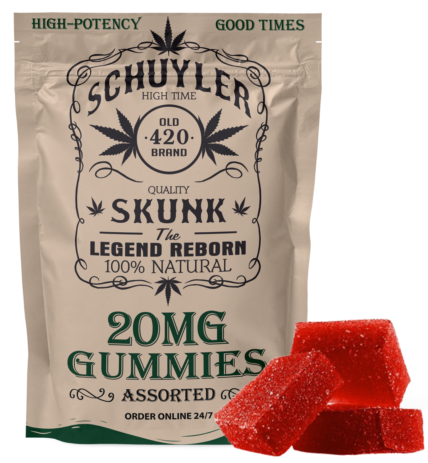 Schuyler Skunk 20mg THC Gummies BOGO
