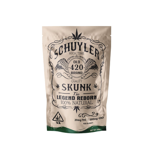 Schuyler Skunk THC Gummies: Grape 20mg 12 Pack